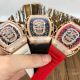 New Replica Richard Mille Skull RM52-01 Rose Gold White Rubber Strap Watch (4)_th.jpg